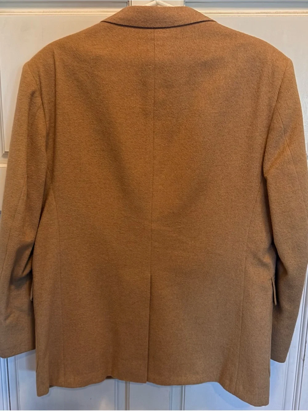 Classic 100% Camel Hair Single-Breast Blazer